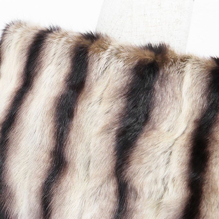 Fendi Fendi Fendi Candy Orilag Fur Cashmere Stole Natural Material Scarf DUTY FREE for USA Size ONE SIZE - 8 Thumbnail