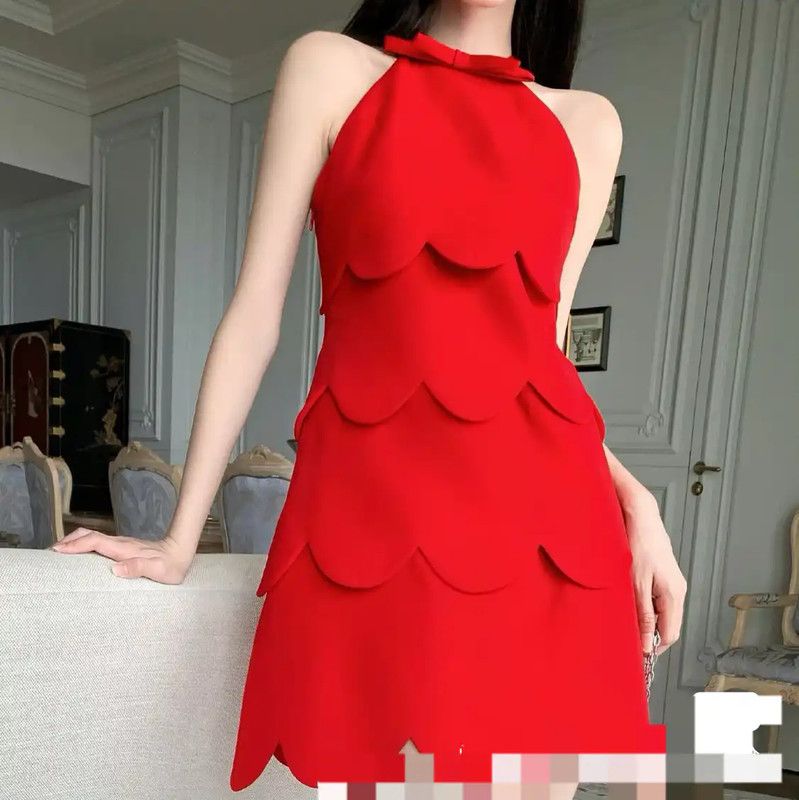 open lace back dress Miu Miu Dress