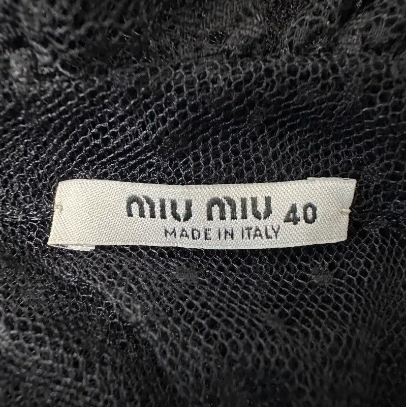 Miu Miu Miu Miu Black Dress for Women Size S 0089 Size S / US 4 / IT 40 - 8 Thumbnail