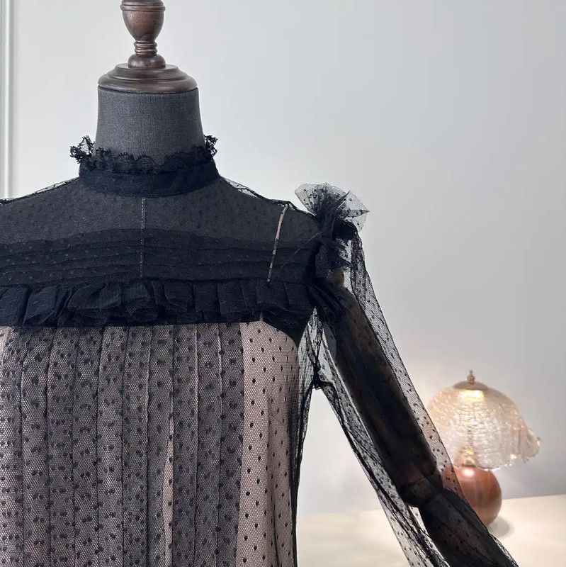 Miu Miu Miu Miu Black Dress for Women Size S 0089 Size S / US 4 / IT 40 - 4 Thumbnail