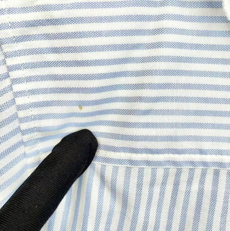 Miu Miu Miu Miu Pale Blue Cotton Blouse with Large Collar 0089 Size ONE SIZE - 6 Thumbnail