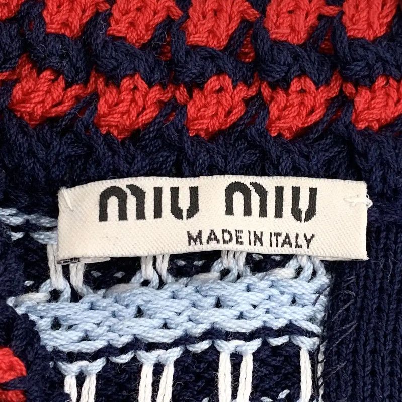 Miu Miu Miu Miu Blue Cotton Women's Dress 0089 Size M / US 6-8 / IT 42-44 - 5 Thumbnail