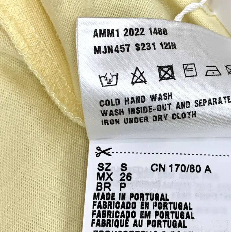 Miu Miu Miu Miu Yellow Cotton T-Shirt for Women 0089 Size S / US 4 / IT 40 - 8 Thumbnail