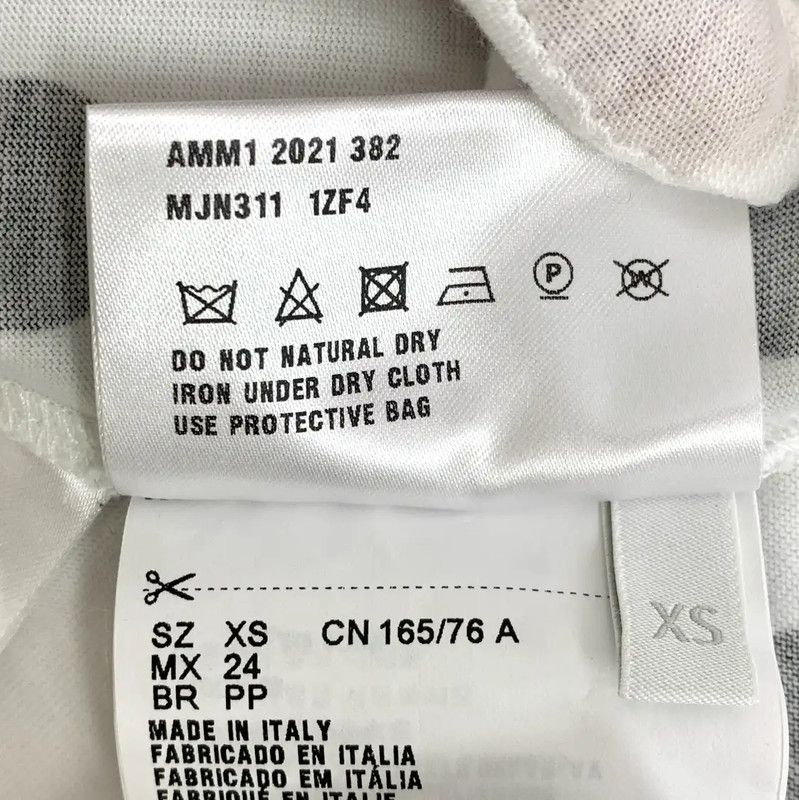 Miu Miu Miu Miu Polka Dot White Cotton T-Shirt 0089 Size XS / US 0-2 / IT 36-38 - 8 Thumbnail