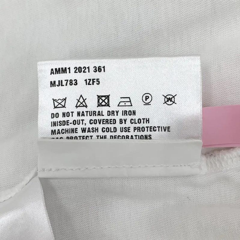 Miu Miu Miu Miu Women's Cropped White T-Shirt 0089 Size XS / US 0-2 / IT 36-38 - 7 Thumbnail