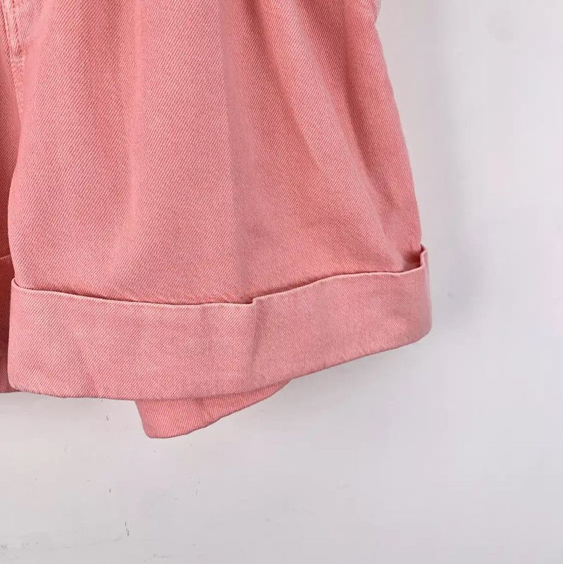 Miu Miu Miu Miu Pink Cotton Women’s Shorts 0089 Size 23" - 4 Thumbnail