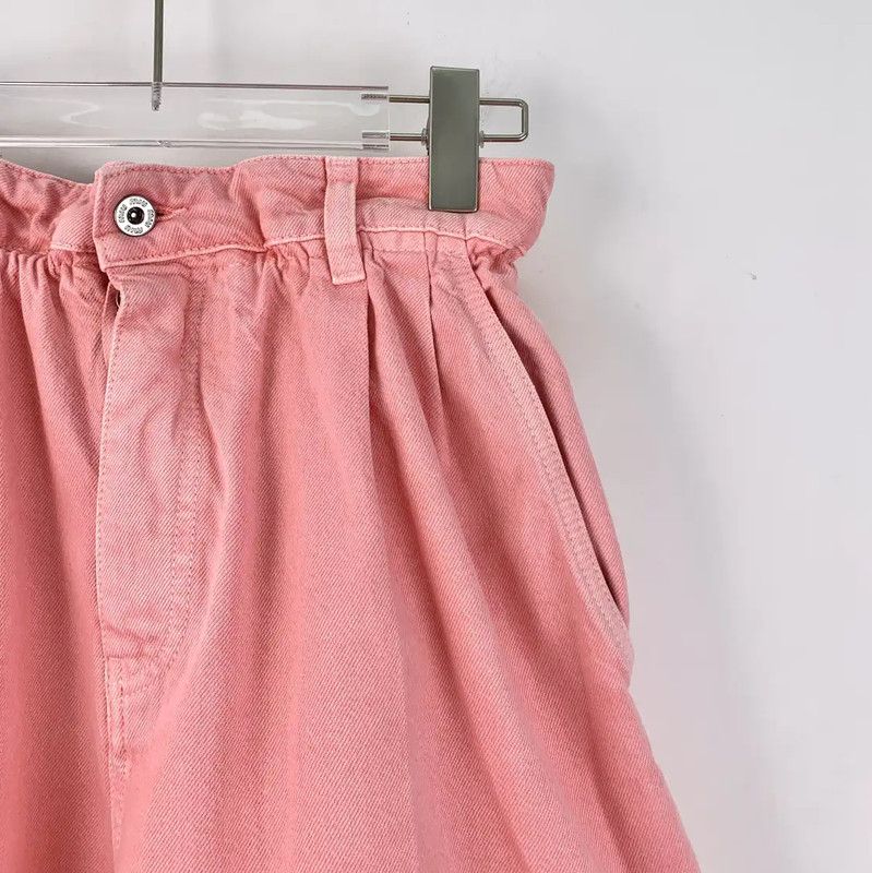 Miu Miu Miu Miu Pink Cotton Women’s Shorts 0089 Size 23" - 3 Thumbnail