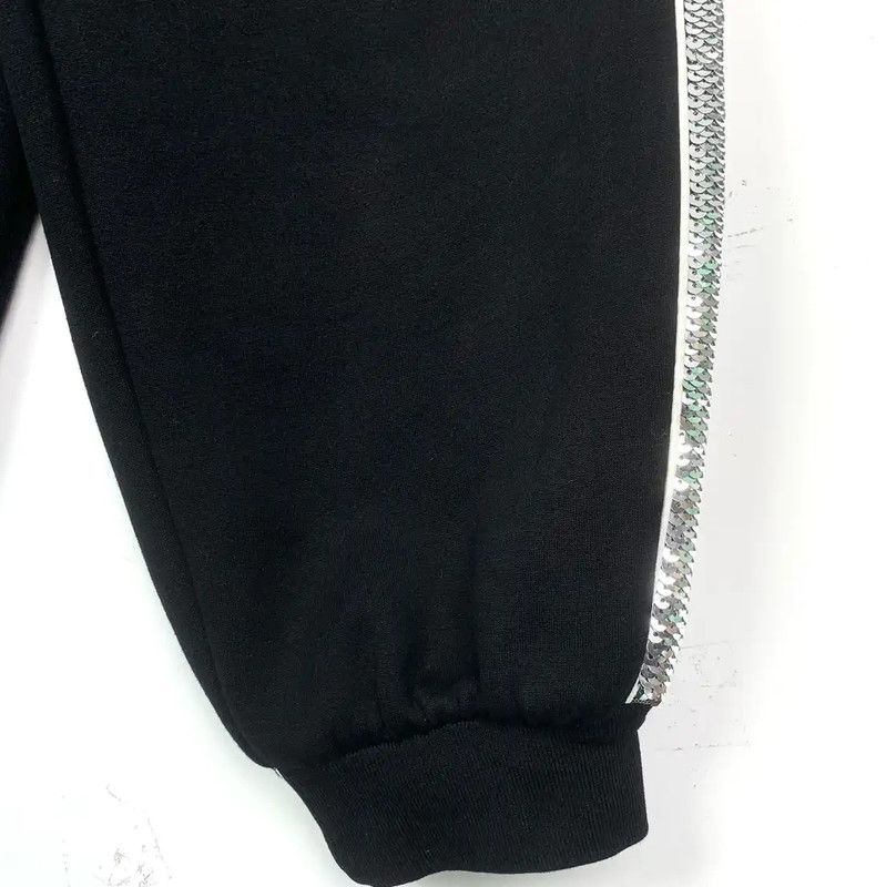 Miu Miu Miu Miu Black Cotton Womens Casual Pants 0089 Size 23" - 4 Thumbnail
