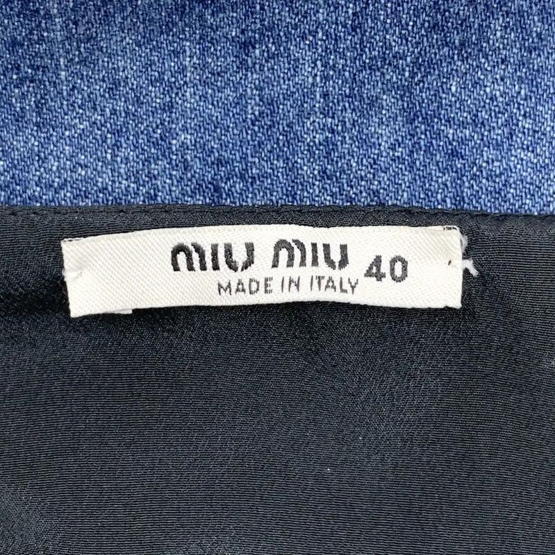 Miu Miu Miu Miu Colorblock Cotton Dress for Women 0089 Size M / US 6-8 / IT 42-44 - 6 Thumbnail