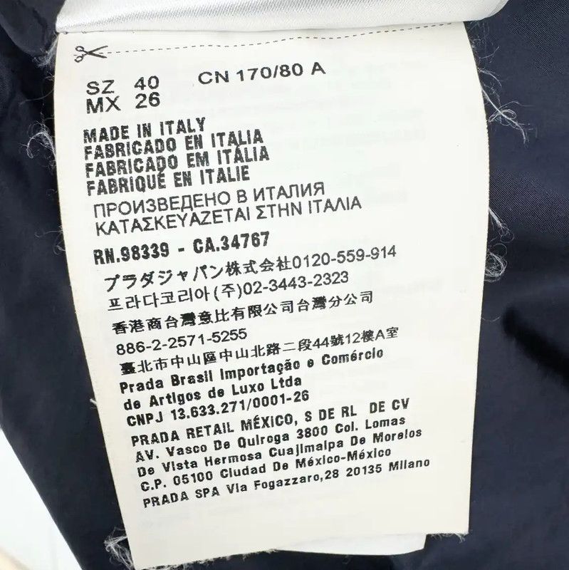Miu Miu Miu Miu Blue Cotton Women's Puffer Jacket 0089 Size M / US 6-8 / IT 42-44 - 4 Thumbnail