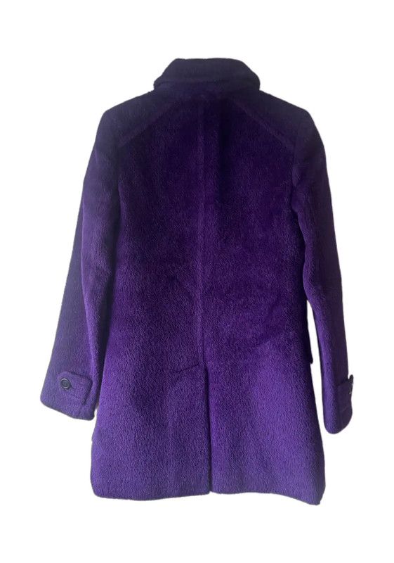 Miu Miu Miu Miu Deep Purple Wool Winter Coat 0089 Size M / US 6-8 / IT 42-44 - 2 Thumbnail