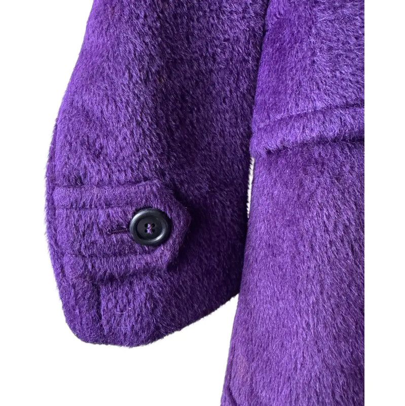 Miu Miu Miu Miu Deep Purple Wool Winter Coat 0089 Size M / US 6-8 / IT 42-44 - 7 Thumbnail