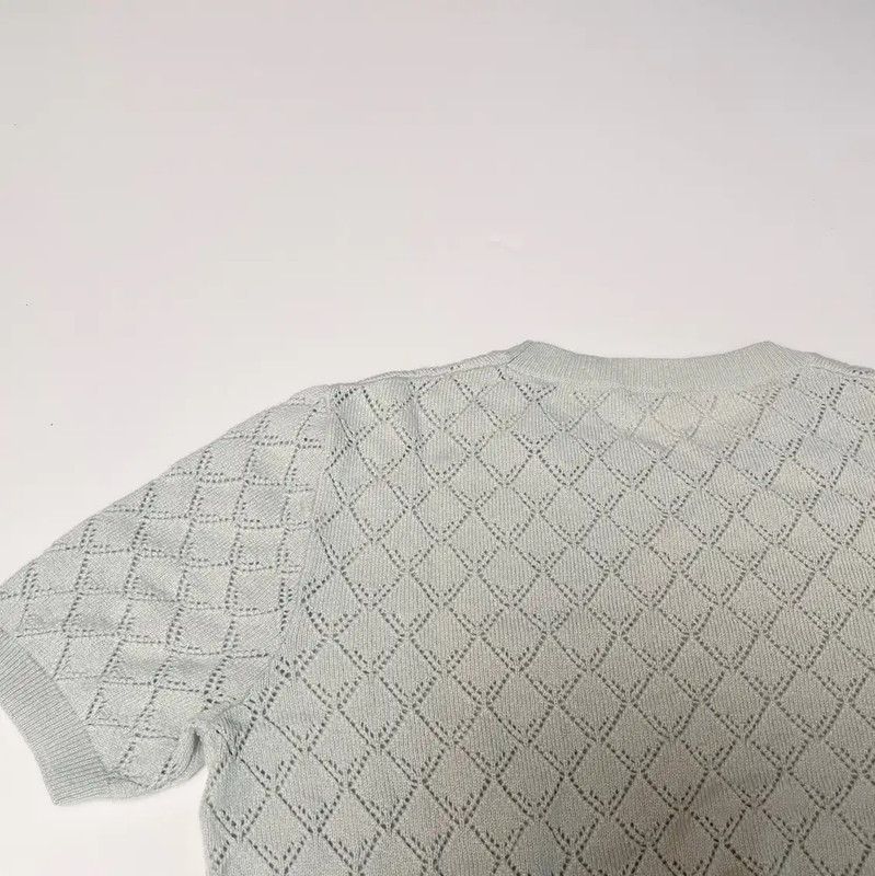 Miu Miu Miu Miu Summer Green Short Sleeve Pullover 0089 Size XS / US 0-2 / IT 36-38 - 8 Thumbnail