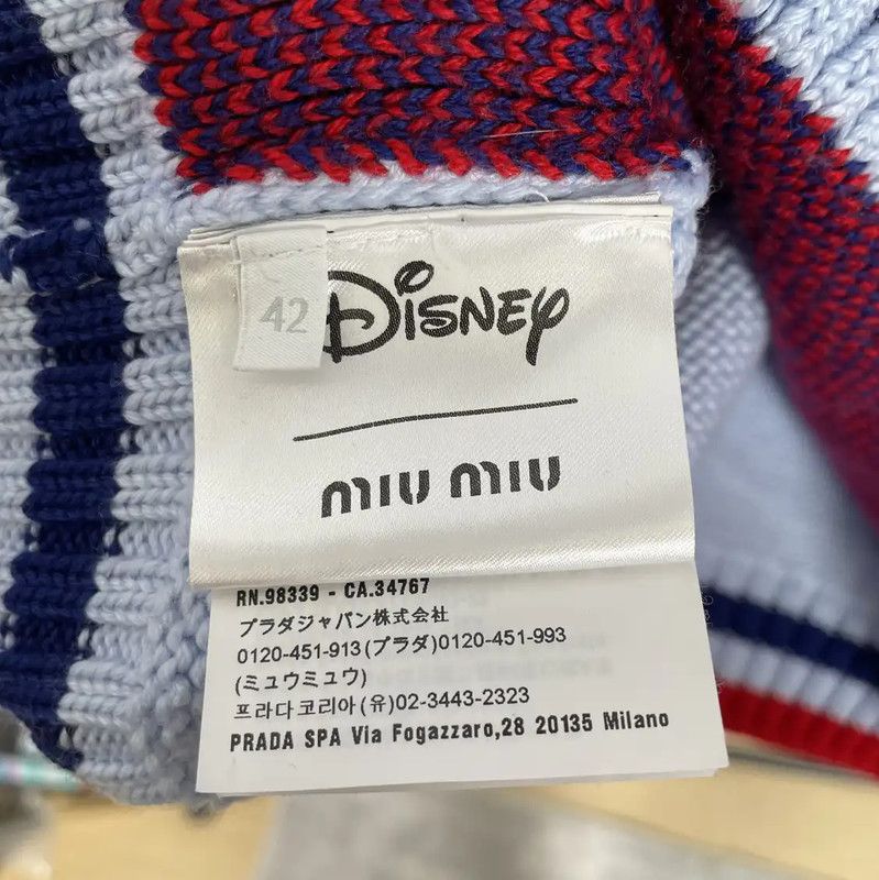 Miu Miu Miu Miu Cartoon Pattern Long Sleeve Sweatshirt 0089 Size L / US 10 / IT 46 - 5 Thumbnail