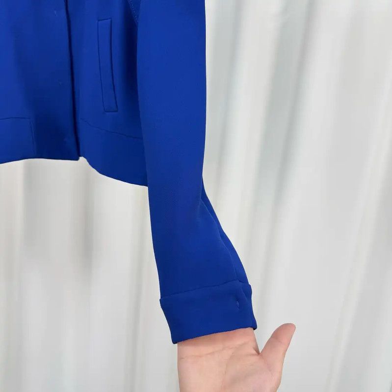 Miu Miu Miu Miu Embroidered Blue Wool Jacket 0089 Size M / US 6-8 / IT 42-44 - 4 Thumbnail