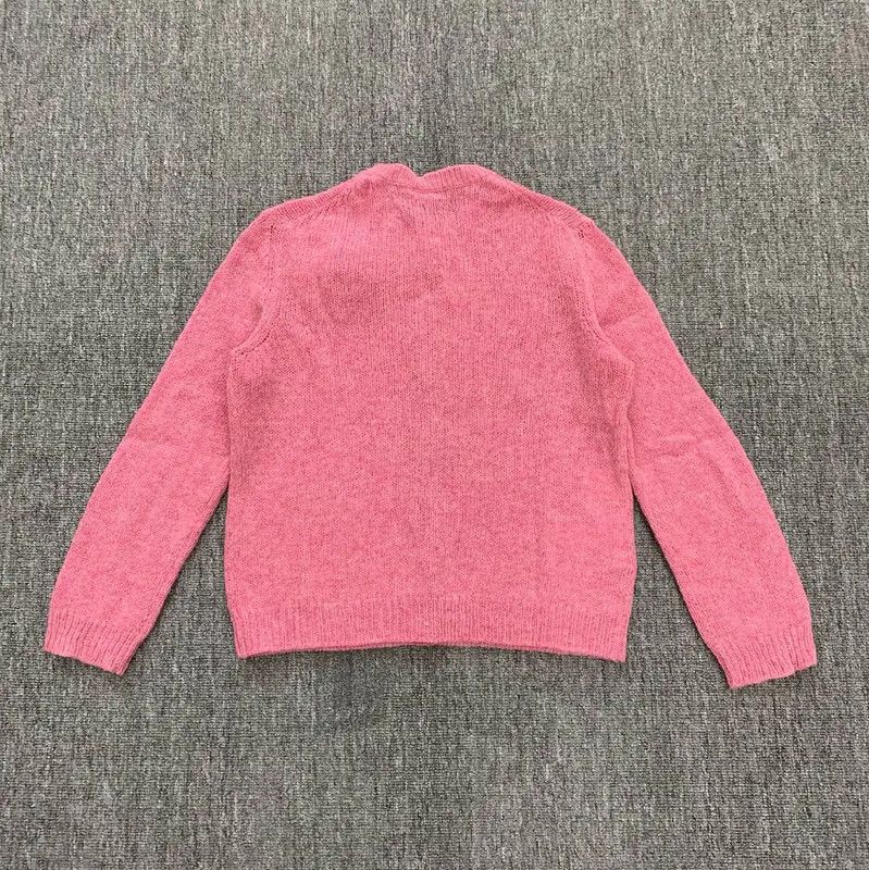 Miu Miu Miu Miu Pink Cotton Cardigan with Bow 0089 Size L / US 10 / IT 46 - 2 Thumbnail