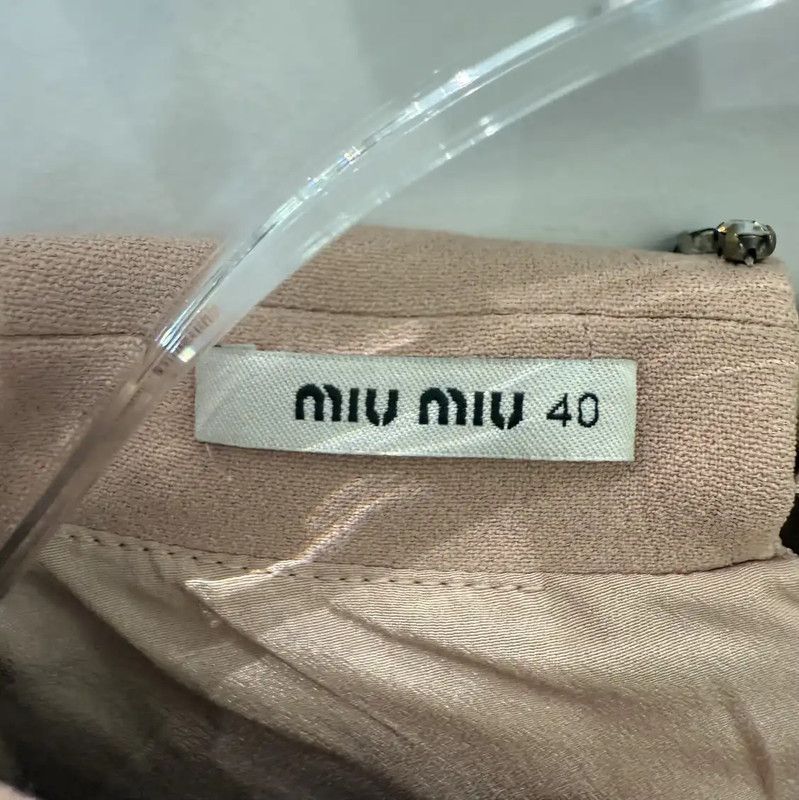 Miu Miu Miu Miu Pink Short Sleeve Dress 0089 Size M / US 6-8 / IT 42-44 - 5 Thumbnail