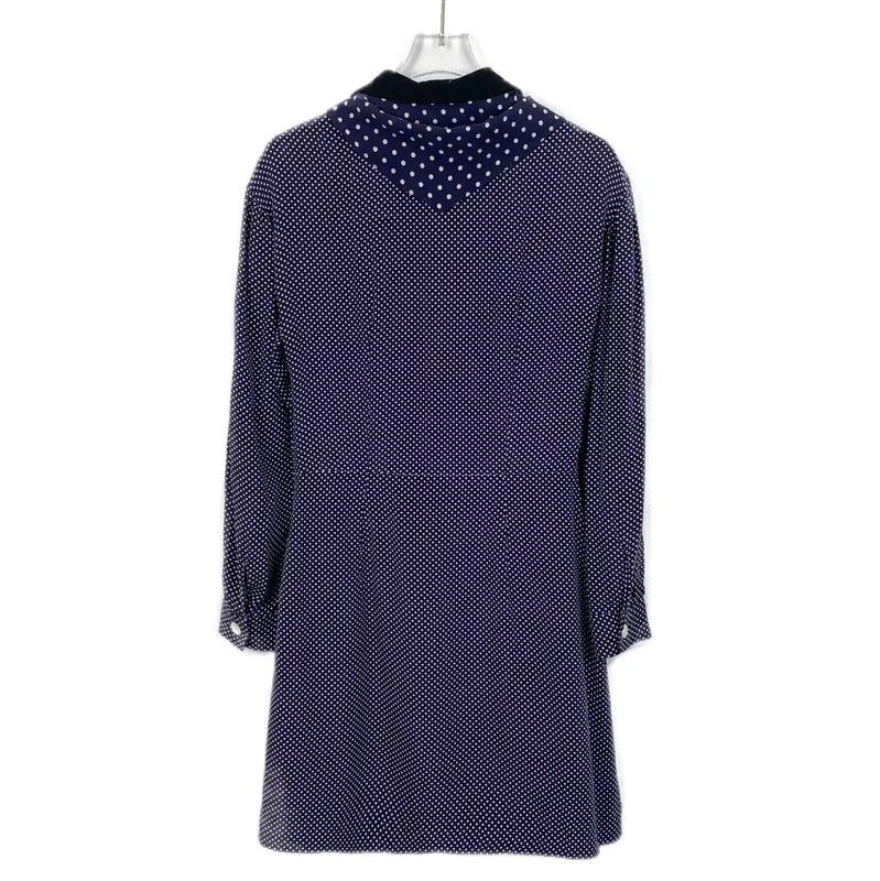 Miu Miu Miu Miu Blue Silk Dress for Women 0089 Size S / US 4 / IT 40 - 2 Thumbnail