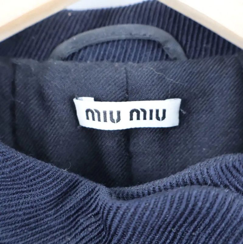 Miu Miu Miu Miu Black XS Ruffled Sweatshirt 0089 Size XS / US 0-2 / IT 36-38 - 5 Thumbnail