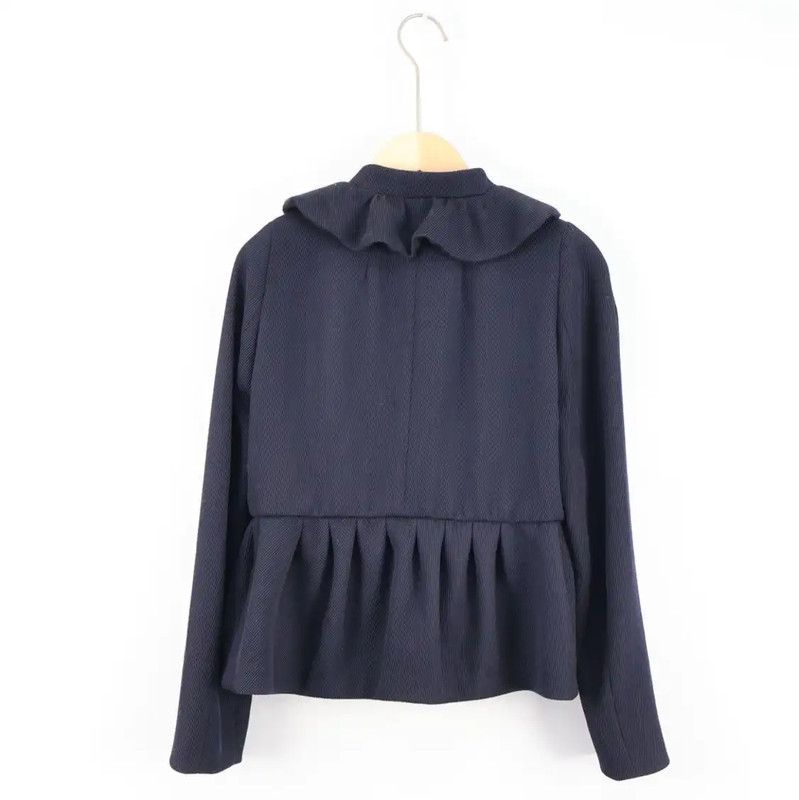 Miu Miu Miu Miu Black XS Ruffled Sweatshirt 0089 Size XS / US 0-2 / IT 36-38 - 2 Thumbnail