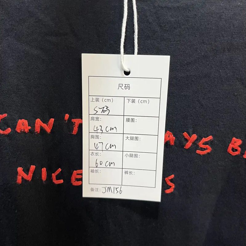 Miu Miu Miu Miu Black Cotton Tee with Slogan 0089 Size XS / US 0-2 / IT 36-38 - 8 Thumbnail