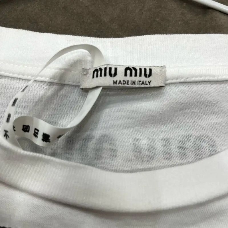 Miu Miu Miu Miu Striped Women's Sweatshirt 0089 Size M / US 6-8 / IT 42-44 - 3 Thumbnail