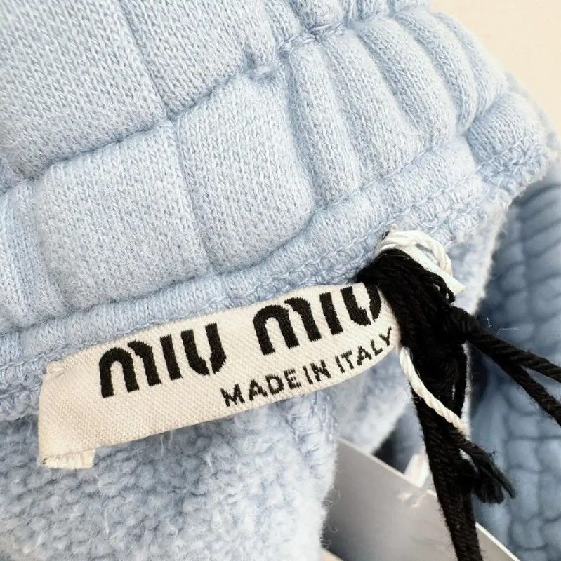 Miu Miu Miu Miu Light Blue Women's Shorts 0089 Size 23" - 5 Thumbnail