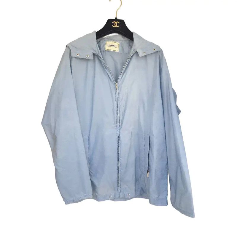 Miu Miu Miu Miu Light Blue Spring Jacket 0089 Size ONE SIZE - 2 Thumbnail