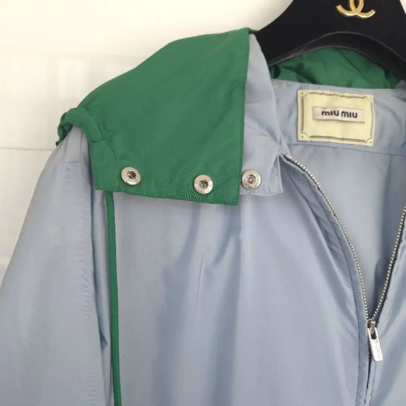 Miu Miu Miu Miu Light Blue Spring Jacket 0089 Size ONE SIZE - 5 Thumbnail
