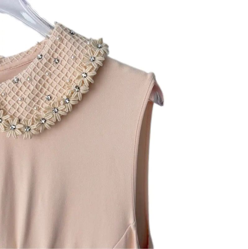 Miu Miu Miu Miu Khaki Cotton Blend Dress for Women 0089 Size L / US 10 / IT 46 - 3 Thumbnail