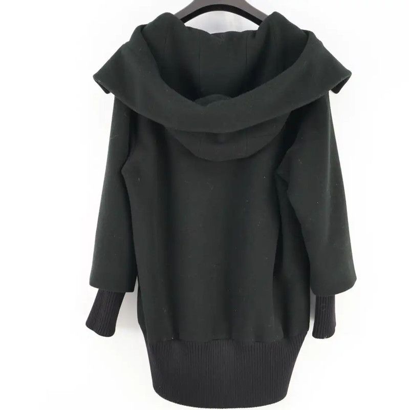 Miu Miu Miu Miu Black Women's Autumn Coat 0089 Size L / US 10 / IT 46 - 2 Thumbnail