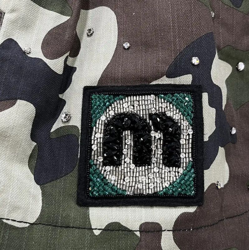 Miu Miu Miu Miu Women's Cotton Camouflage Skirt 0089 Size 23" - 4 Thumbnail