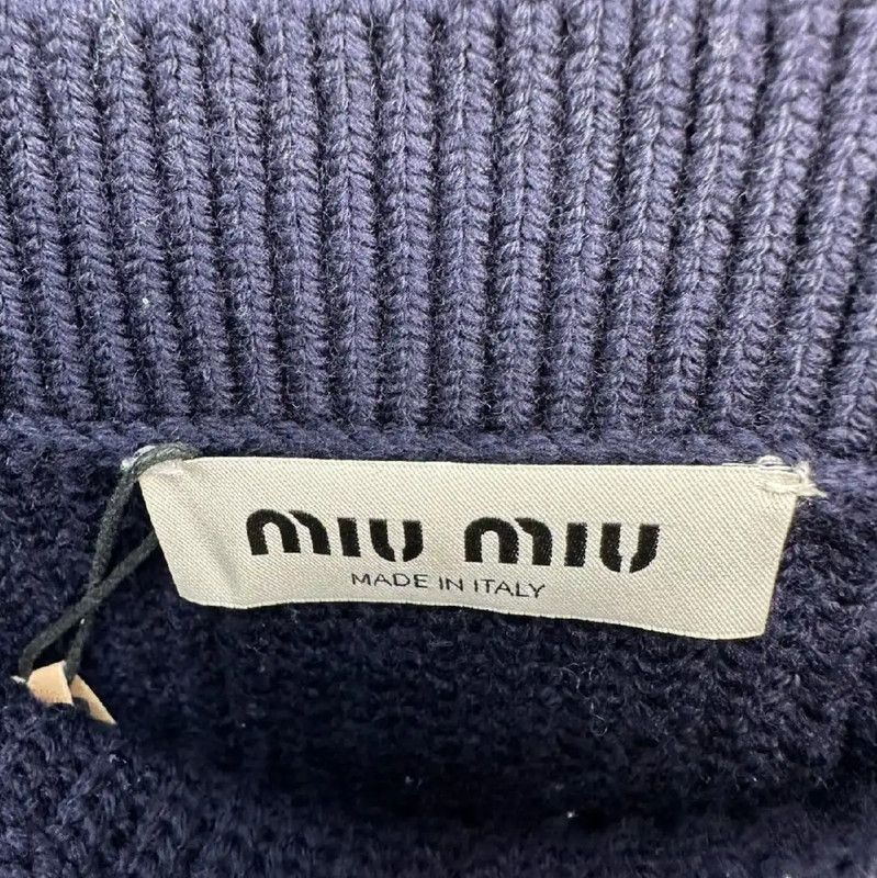 Miu Miu Miu Miu Women's Black Wool Shorts 0089 Size 23" - 4 Thumbnail