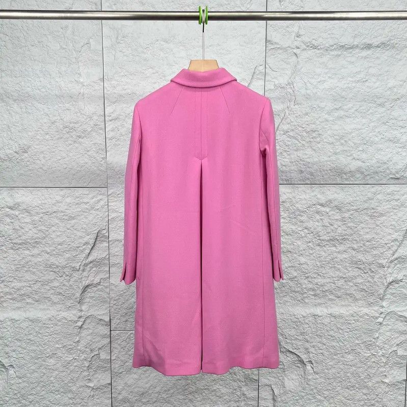 Miu Miu Miu Miu Pink Cotton Women's Coat 0089 Size ONE SIZE - 2 Thumbnail
