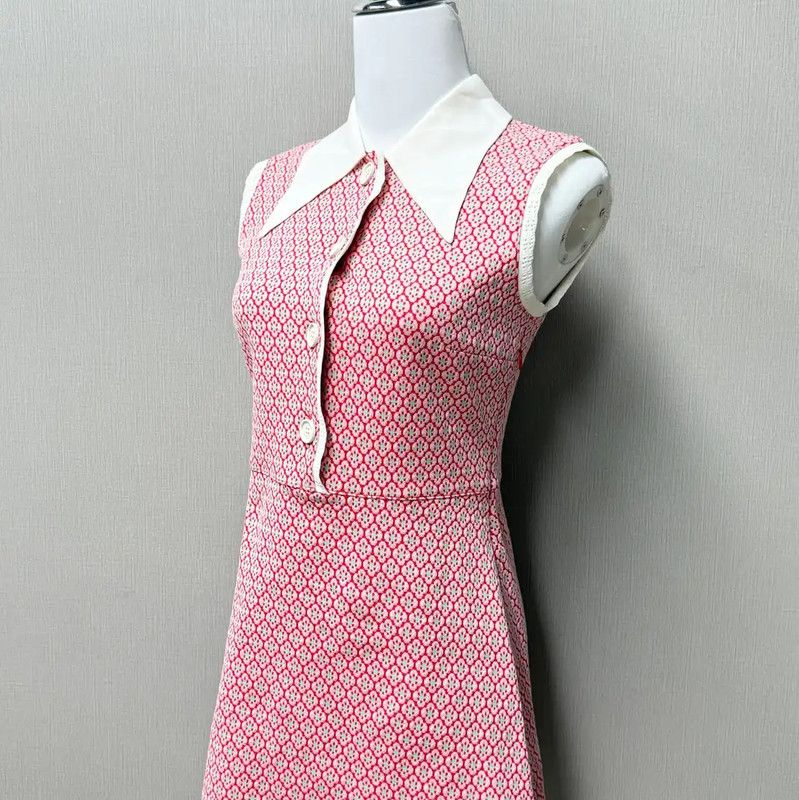 Miu Miu Miu Miu Summer Pink Sleeveless Dress 0089 Size XS / US 0-2 / IT 36-38 - 4 Thumbnail