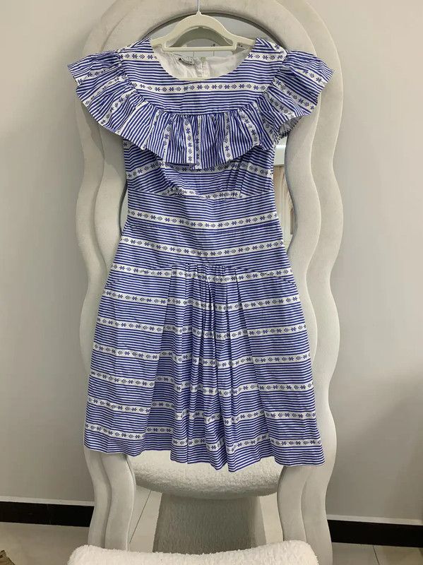 Miu Miu Miu Miu Summer Multi-Color Cotton Dress 0089 Size S / US 4 / IT 40 - 2 Thumbnail
