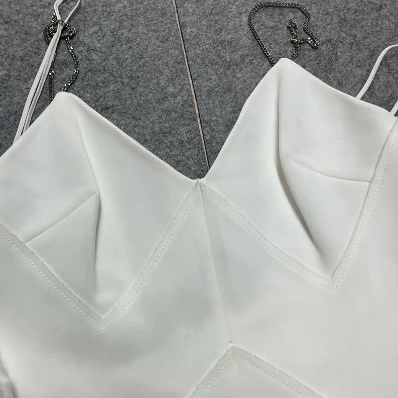 Miu Miu Miu Miu White Sleeveless Summer Dress 0089 Size S / US 4 / IT 40 - 8 Thumbnail