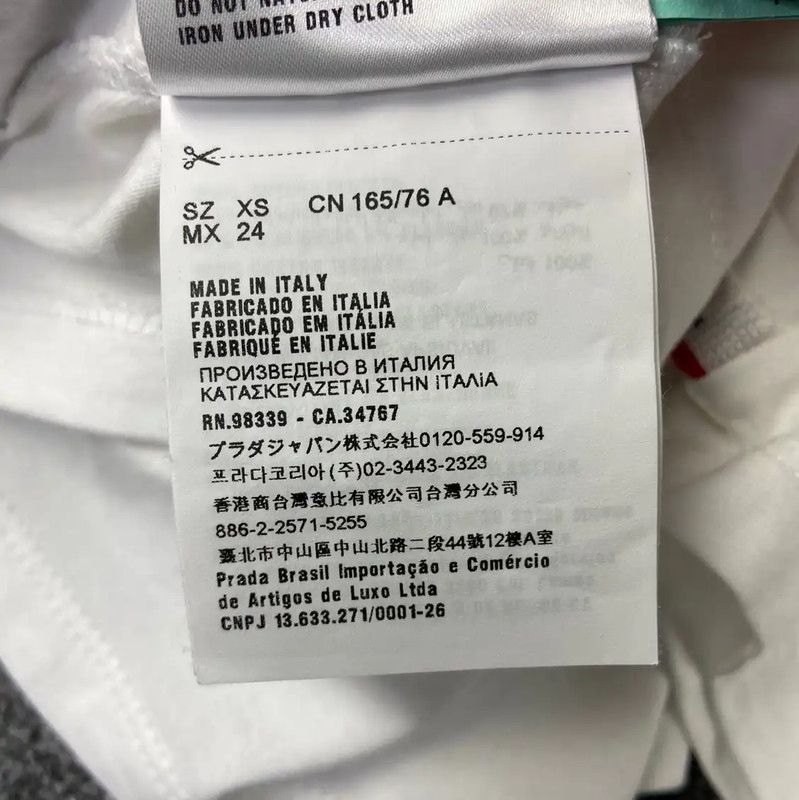 Miu Miu Miu Miu White Cotton T-Shirt for Women 0089 Size XS / US 0-2 / IT 36-38 - 6 Thumbnail