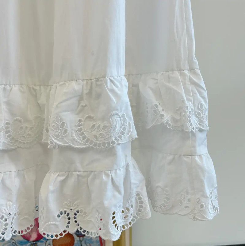 Miu Miu Miu Miu White Long Skirt for Women 0089 Size 40" / US 18 - 5 Thumbnail