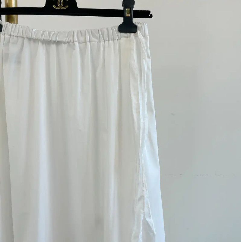 Miu Miu Miu Miu White Long Skirt for Women 0089 Size 40" / US 18 - 3 Thumbnail