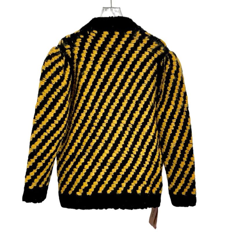 Miu Miu Miu Miu Yellow Wool Sweater for Women 0089 Size M / US 6-8 / IT 42-44 - 2 Thumbnail