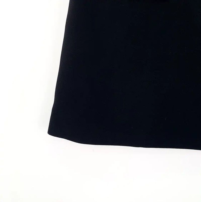 Miu Miu Miu Miu Black Womens Skirt with pockets 0089 Size 23" - 4 Thumbnail