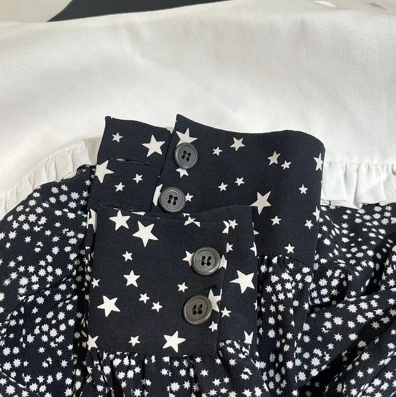 Miu Miu Miu Miu Black Polyester Dress with Collar 0089 Size M / US 6-8 / IT 42-44 - 5 Thumbnail