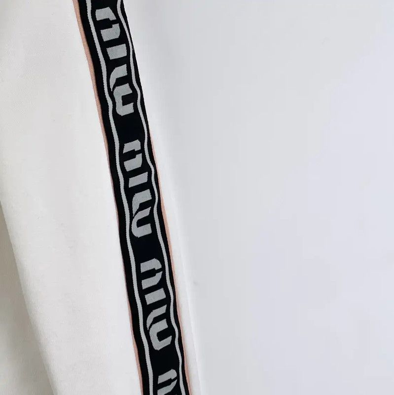 Miu Miu Miu Miu Women's Cotton White Jacket 0089 Size S / US 4 / IT 40 - 4 Thumbnail