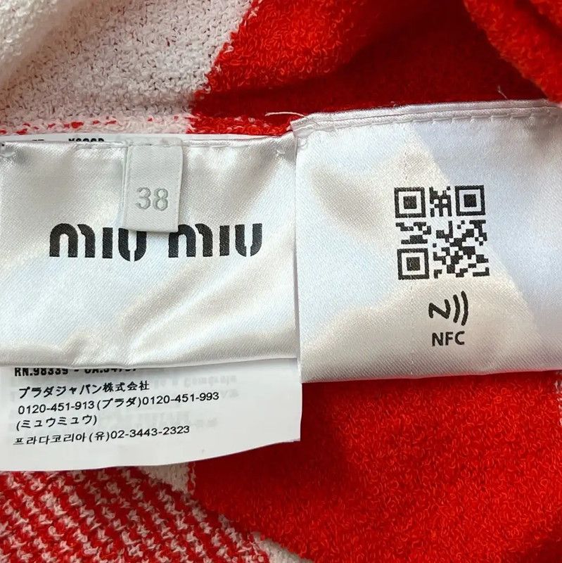 Miu Miu Miu Miu Short Sleeve Striped Top 0089 Size M / US 6-8 / IT 42-44 - 6 Thumbnail