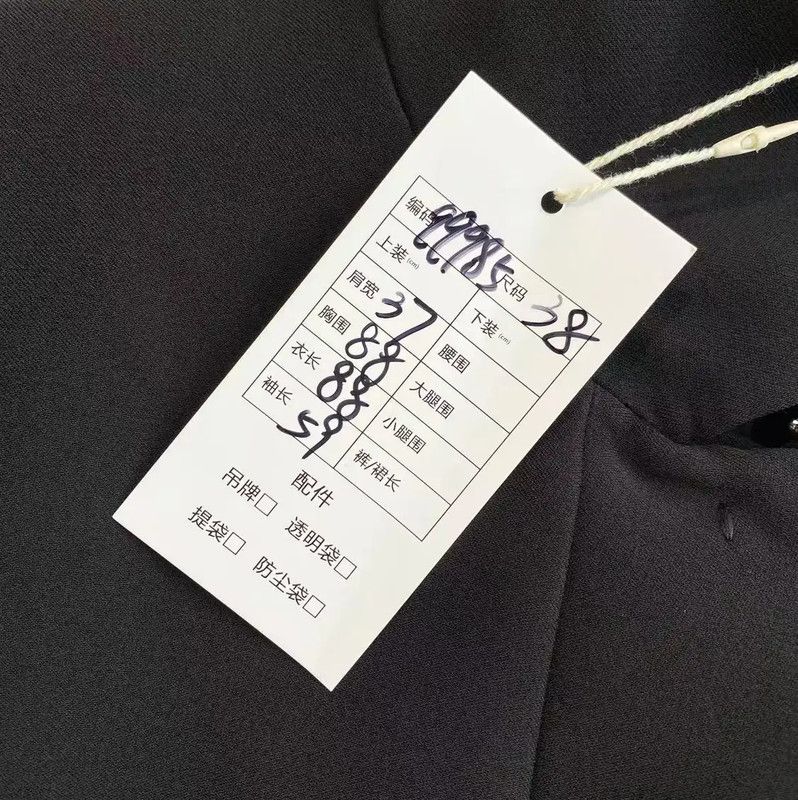 Miu Miu Miu Miu Black Polyester Women's Trench Coat 0089 Size ONE SIZE - 7 Thumbnail