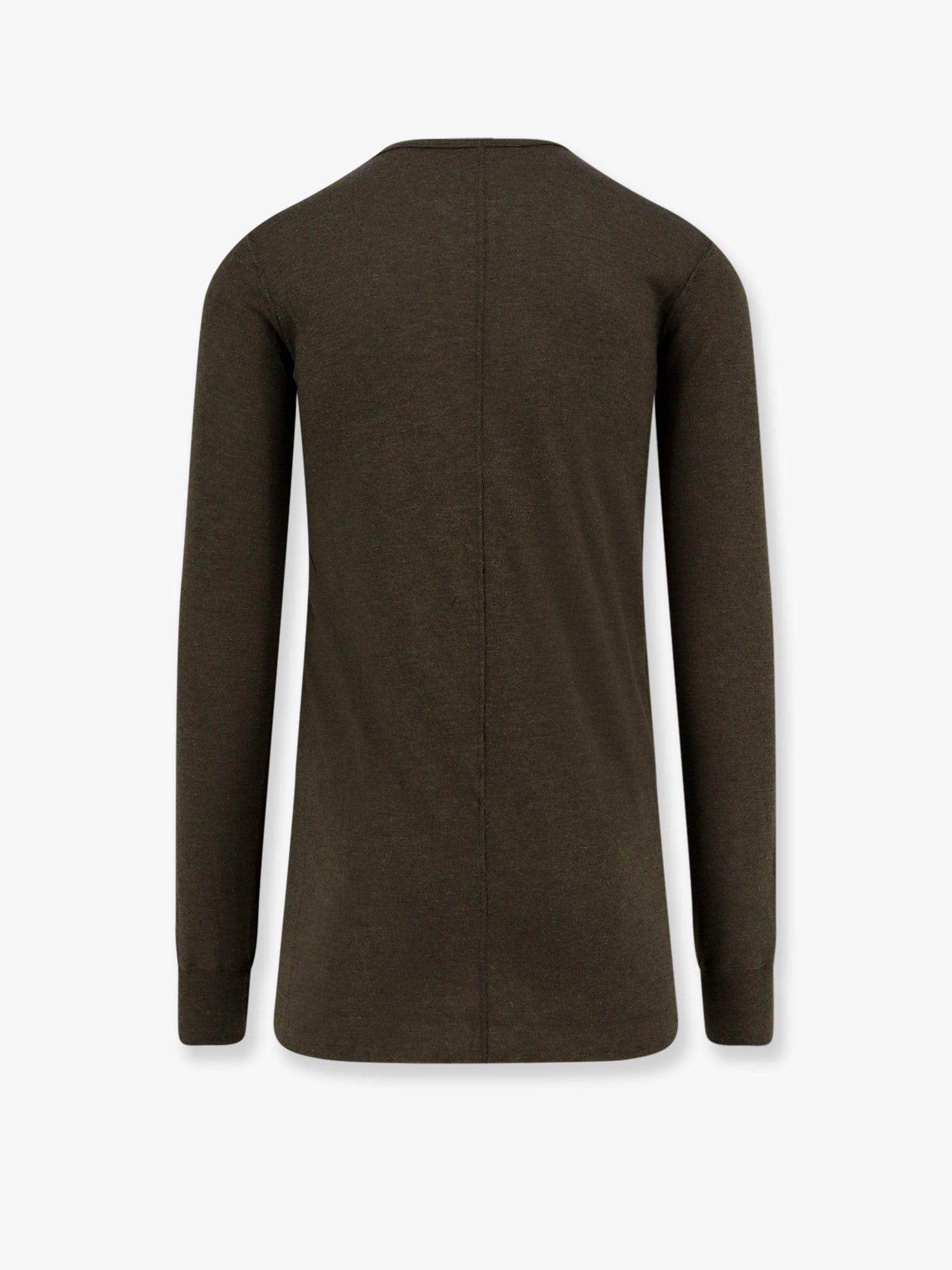 Rick Owens Basic LS T viscose blend T-shirt M - USA Tariffs Included Size US M / EU 48-50 / 2 - 2 Thumbnail