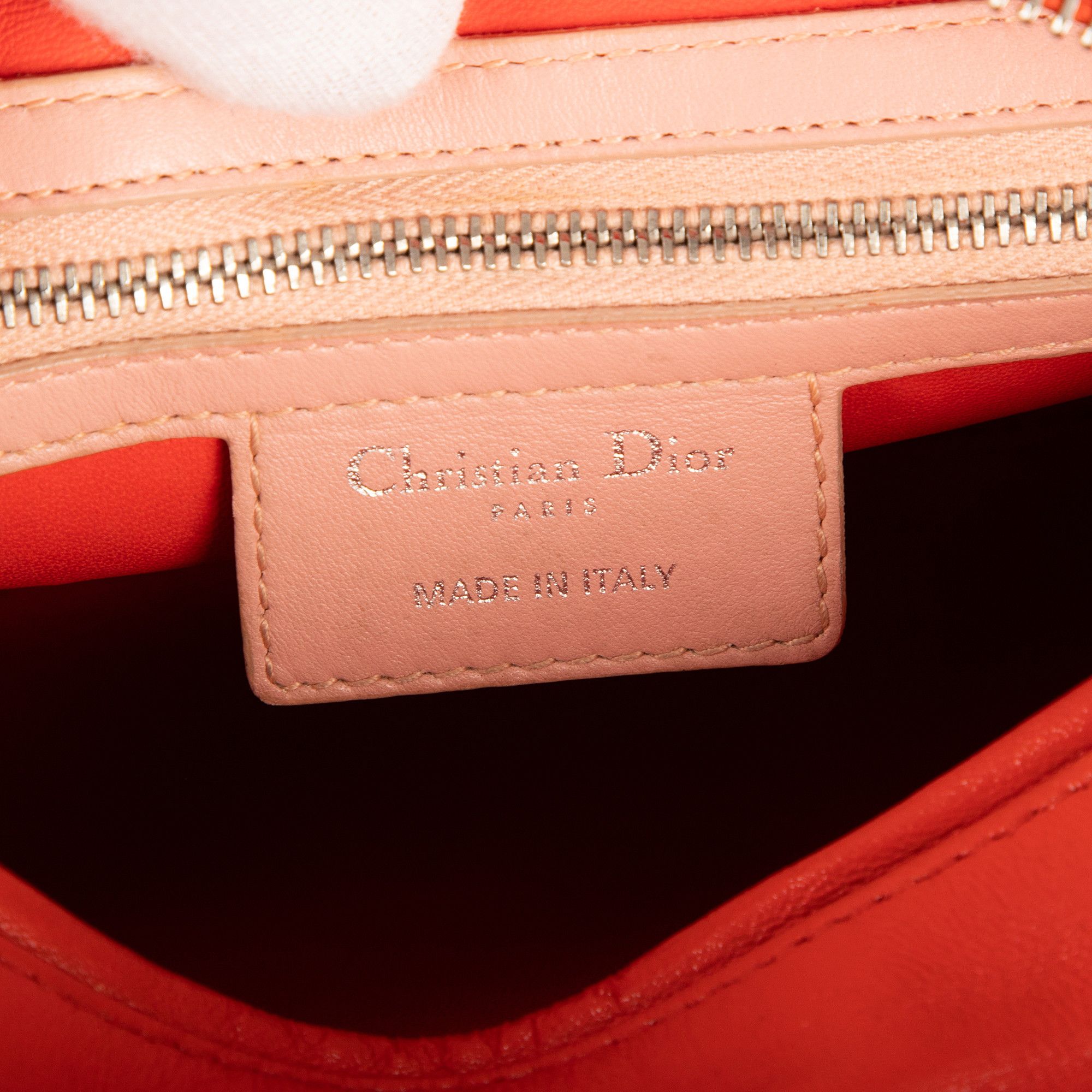 Dior Lady Dior Zip Medium Size ONE SIZE - 10 Thumbnail