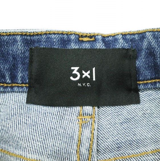 Other Other 3×1 EMPIRE CROP FLARE Cotton Denim Pants Denim Jeans 23030587002510 DUTY FREE for USA Size ONE SIZE - 4 Thumbnail