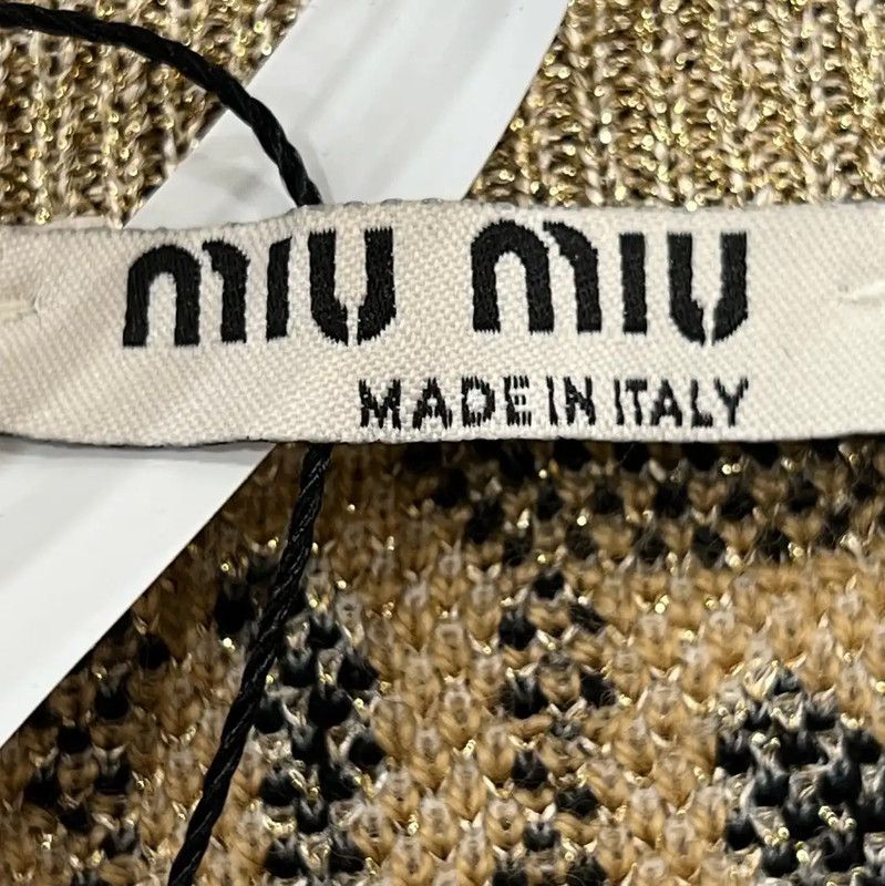 Miu Miu Miu Miu Animal Print Short Sleeve Cardigan 0089 Size XS / US 0-2 / IT 36-38 - 5 Thumbnail